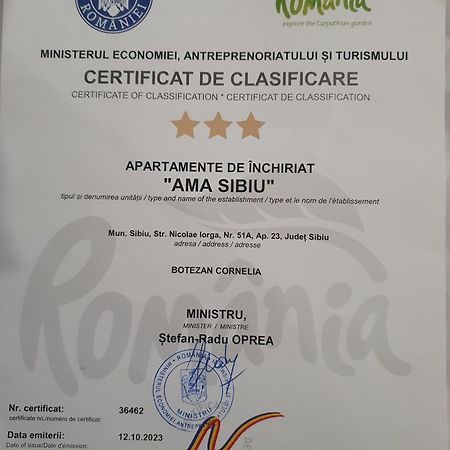 Apartament Ama Sibiu Extérieur photo